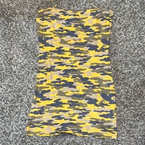 Camo spaghetti strap